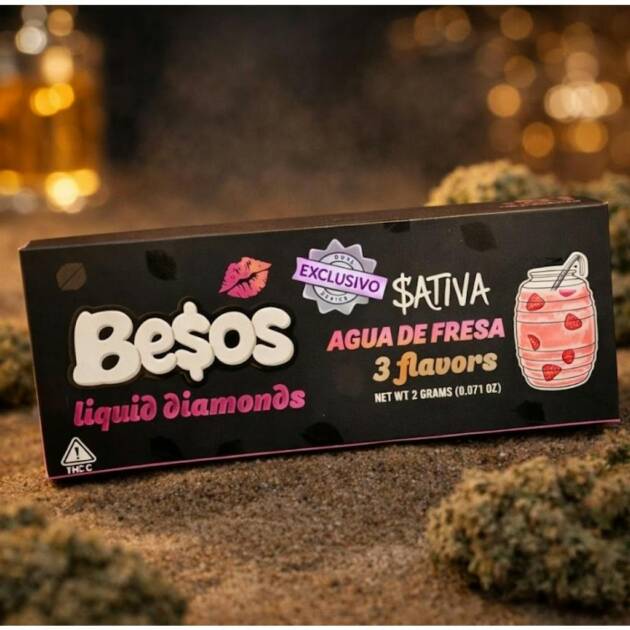 Besos | Agua De Fresa | Live Diamonds Disposable | 2g